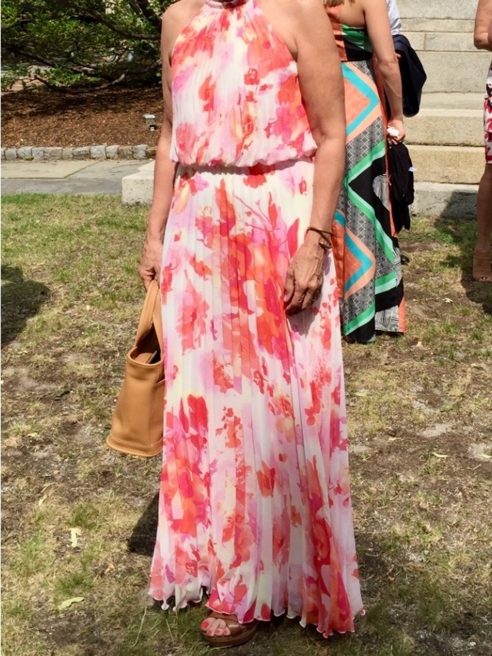 MSK pleated dress